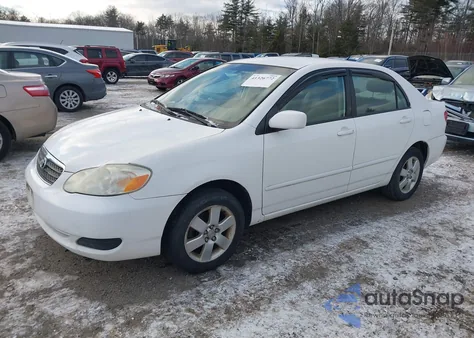 2007 Toyota Corolla Le from USA, damaged, VIN 2T1BR32EX7C785846